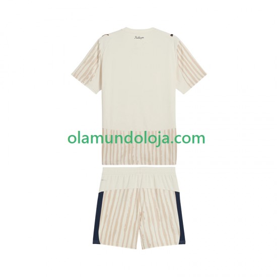 Camisola Al Hilal CWC Criança Equipamento Segundo 2025-2026 Manga Curta